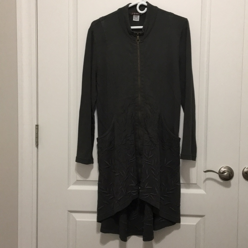 XCVI size medium green tunic 100% cotton